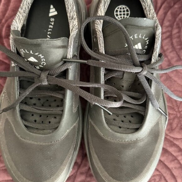 Stella McCartney Adidas Earthlight Mesh Core Black (With Box) Women's 7 - Picture 10 of 10